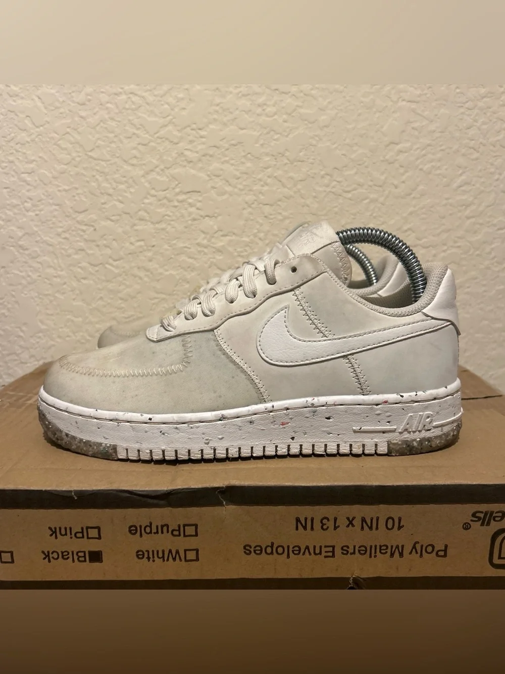 Nike Air Force 1 Low-Top Sneakers - Off White/White